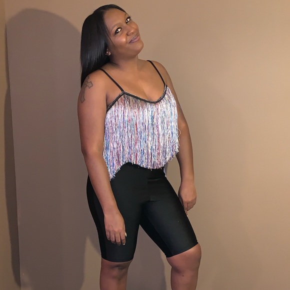 Fringe Crop Top - Picture 3 of 4